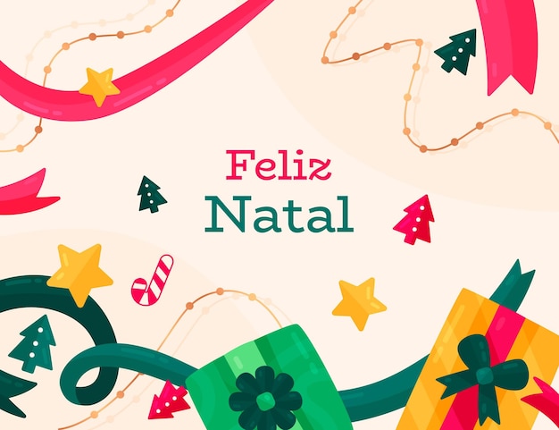 Flaches design feliz natal