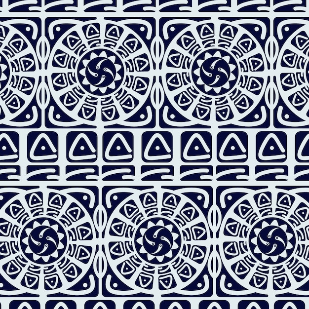 Flaches Design Maori-Tattoo-Muster-Design