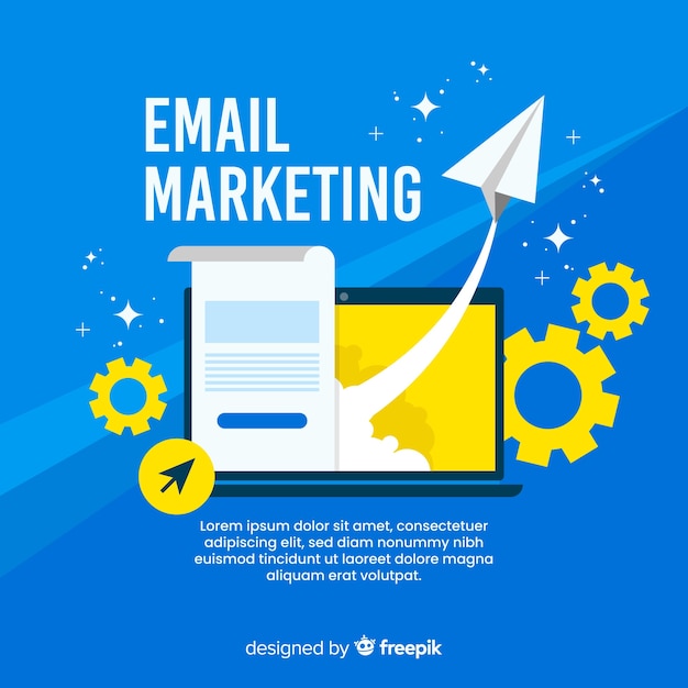 Flaches e-mail-marketing