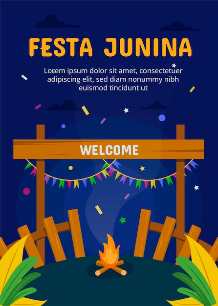 Flaches festa junina poster 1