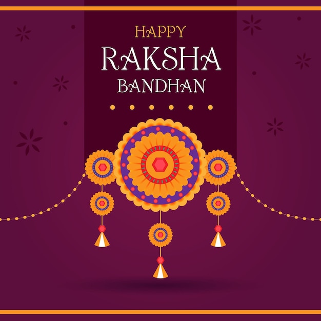 Flaches raksha bandhan konzept