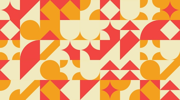 Flachvektor abstrakter geometrischer Hintergrund Vektor