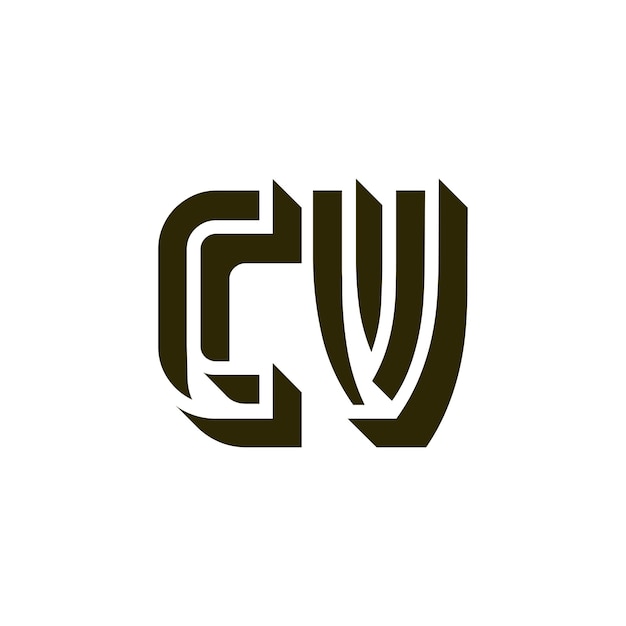 Flachvektor-Logo-Design für Unternehmen