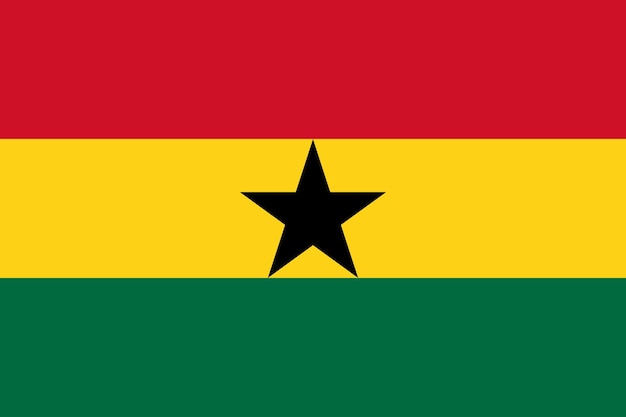 Vektor flag_of_ghana