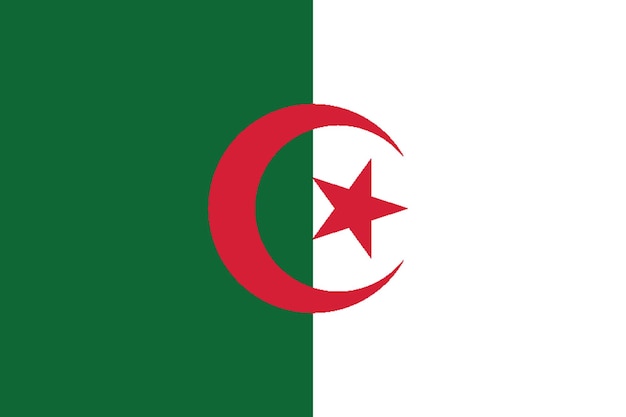 Flagge der algerischen Flaggennation