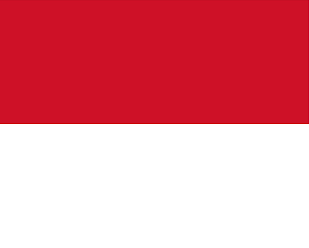 Flagge der Flaggennation Monaco