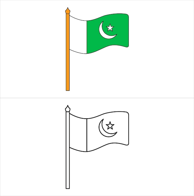 Flagge der pk