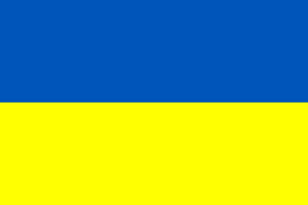 Vektor flagge der ukraine