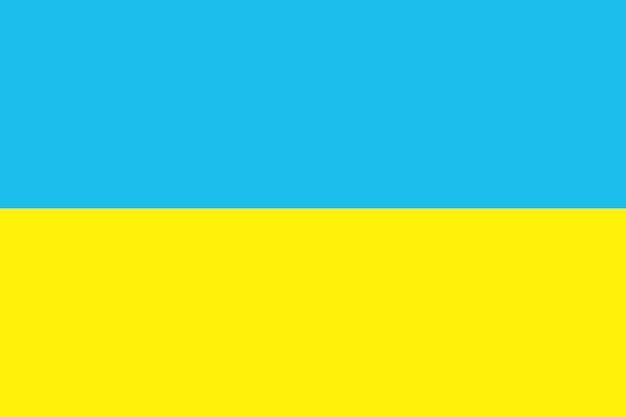 Vektor flagge der ukraine