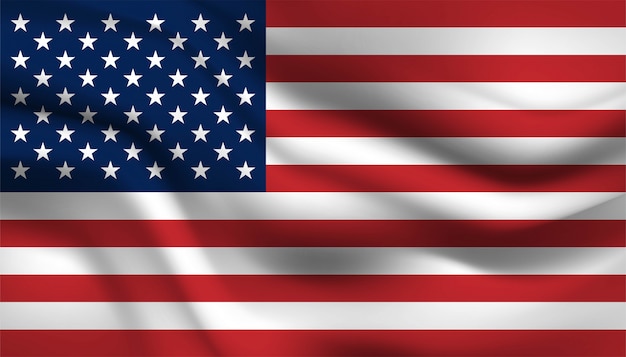 Flagge der Vereinigten Staaten von Amerika vorübergehend Hintergrundvorlage.