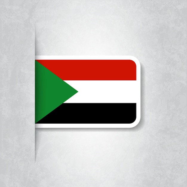 Flagge des Sudan