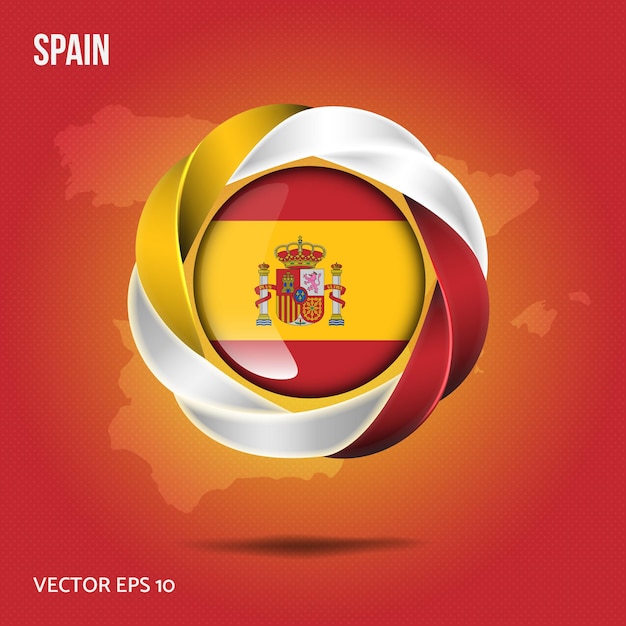 Flagge spanien pin