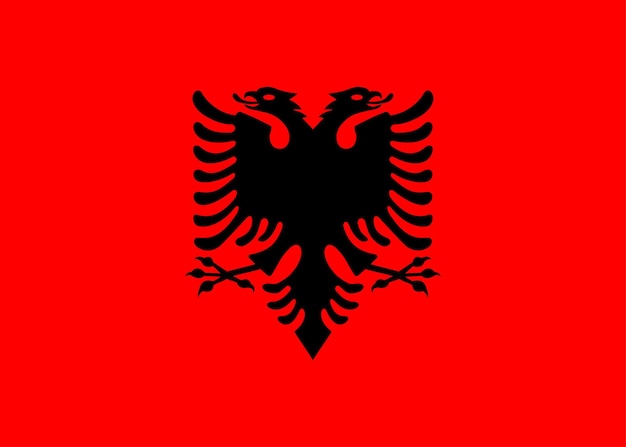 Flagge von Albanien