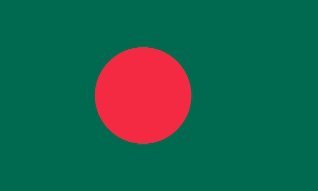 Flagge von bangladesch vektordesign