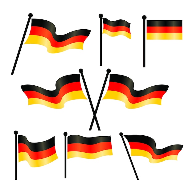 Vektor flagge von deutschland design