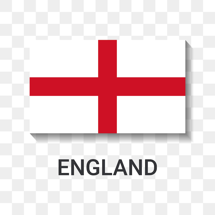Vektor flagge von england symbol vektor illustration