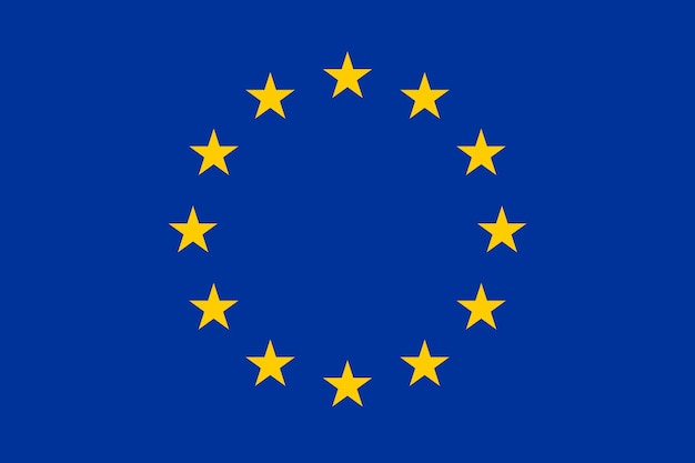 Vektor flagge von europa