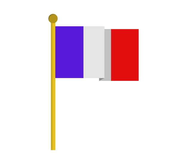 Flagge von frankreich