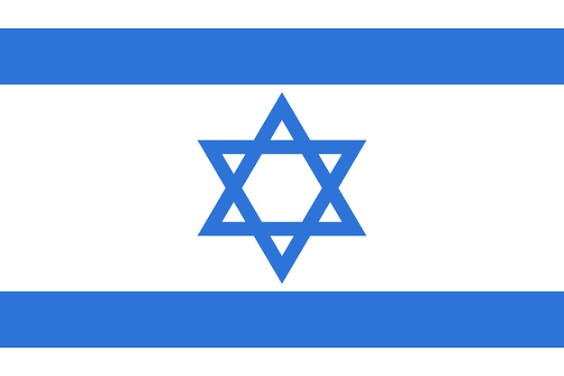 Vektor flagge von israel