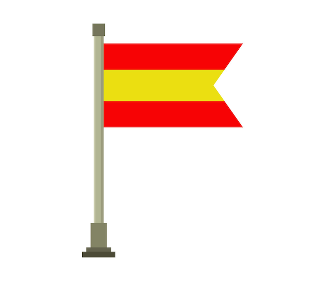 Flagge von spanien