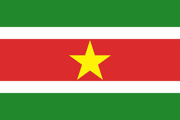 Flagge von suriname