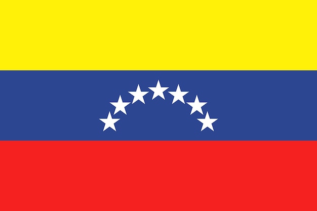 Flagge von venezuela