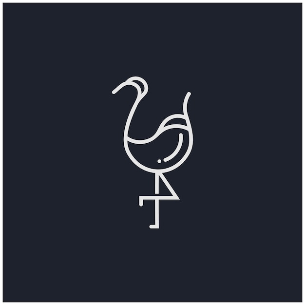 Flamingo logo design