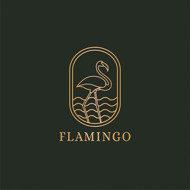 Flamingo-logo-konzept