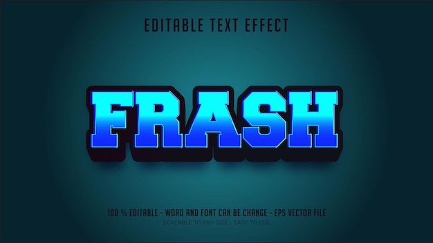 Flash editierbarer Texteffekt