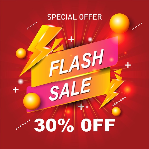 Flash sale 20-vorlage