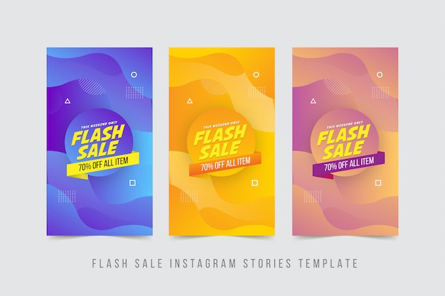 Flash sale banner story-vorlage