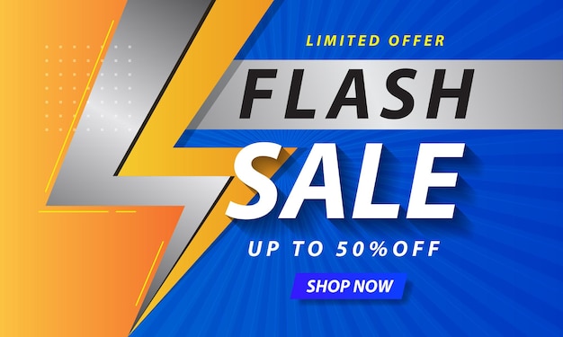 Flash-sale-banner-vorlagendesign