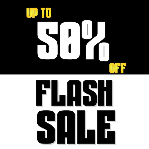 Flash sale bis zu 50 rabatt-poster-designvorlage