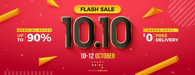 Flash sale edition bei 1010 sale mit goldenen randnummern