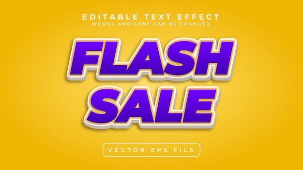 Flash sale texteffekt