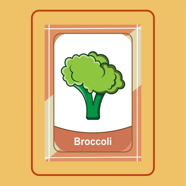 Flashcard brokkoli