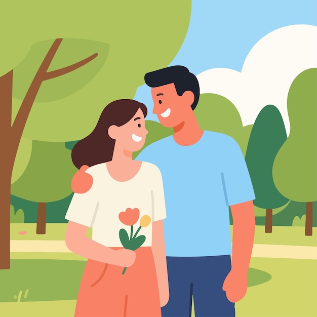 Flat-Illustration für die Feier des internationalen Picknick-Tages