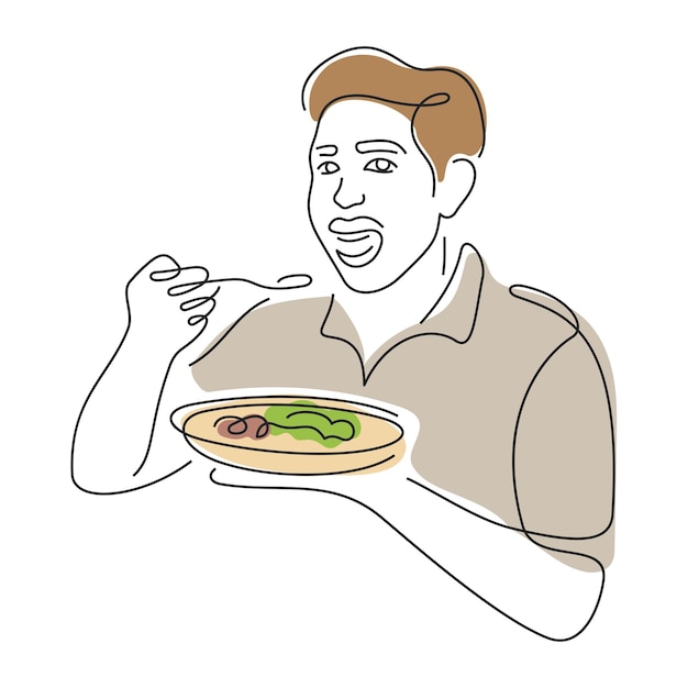 Fleisch fressendes gesundes Lebensmittel