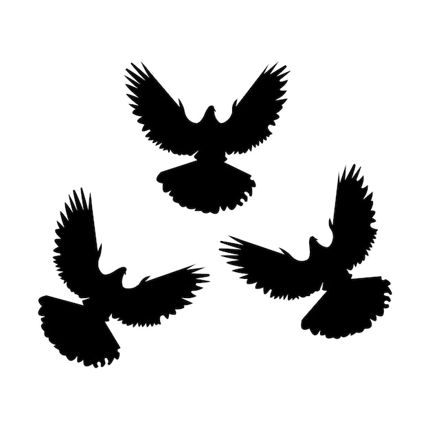 Fliegende taube-symbol