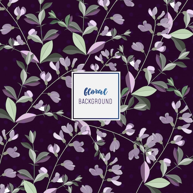 Vektor floral hintergrund design