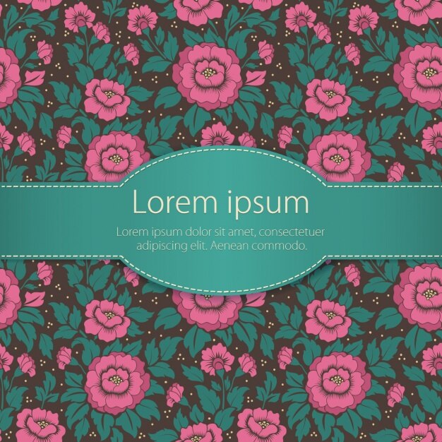 Floral-label-design