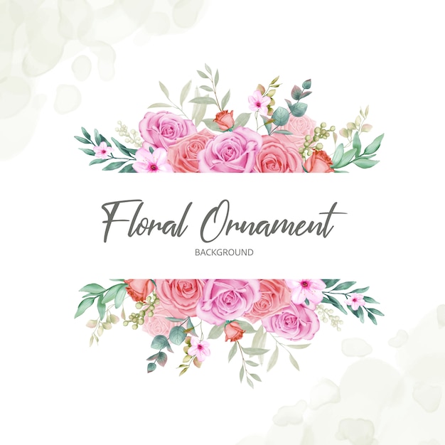 Floral ornament hintergrund