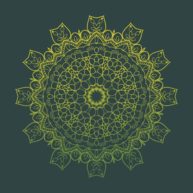 Florale farbenfrohe mandala-entspannungsmuster einzigartiges design handgezeichnetes muster