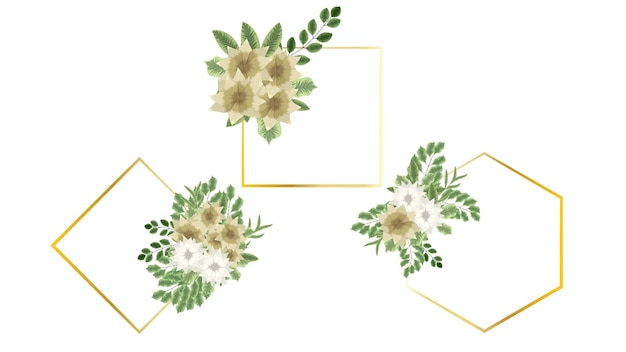 florales Ornament Design Einladung oder Grußkarte für Hochzeitsdekor