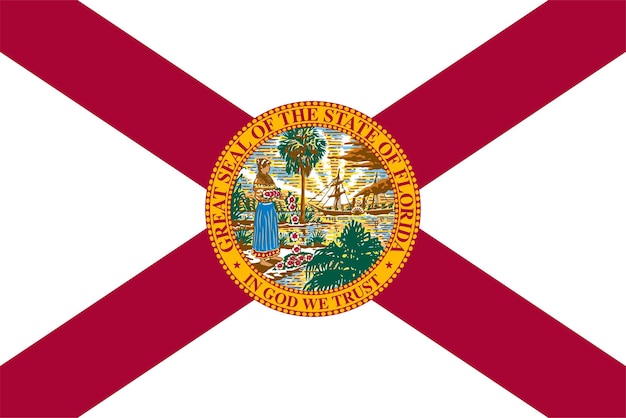 Florida-Staatsflagge Vektor-Illustration