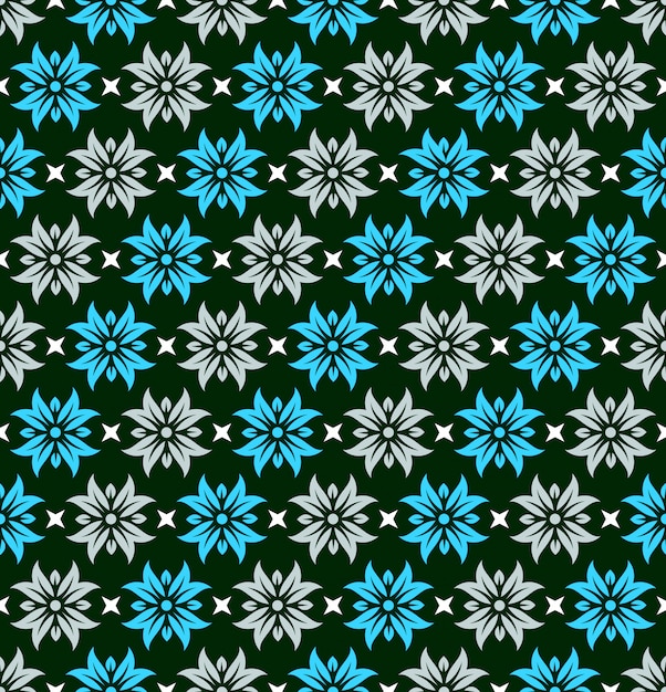 Flower seamless pattern design illustration