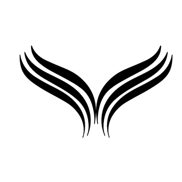 Flügel-falken-vogel-logo-vorlagenvektor