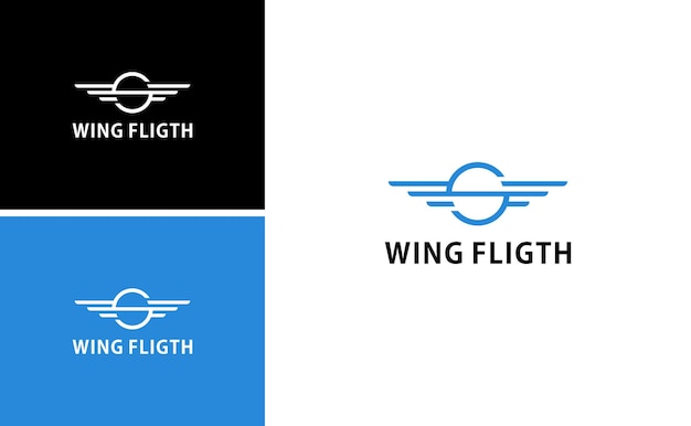 Flügel-flug-logo mit dem buchstaben s sport-vektor patriotischer veteran-logo-idee