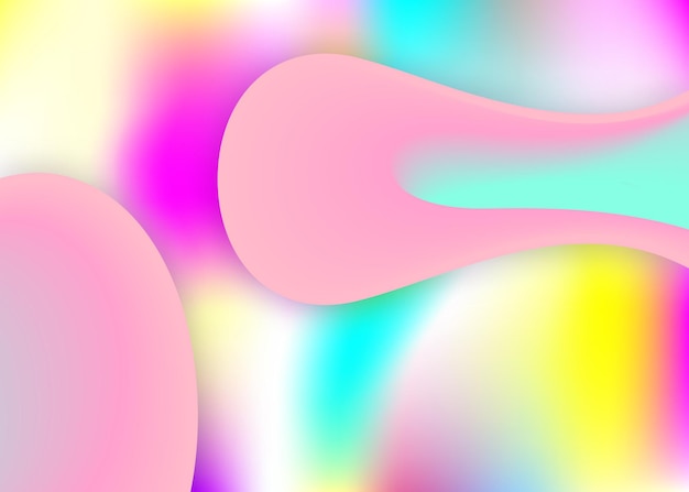 Flüssiger dynamischer Hintergrund mit flüssigen Formen und Elementen