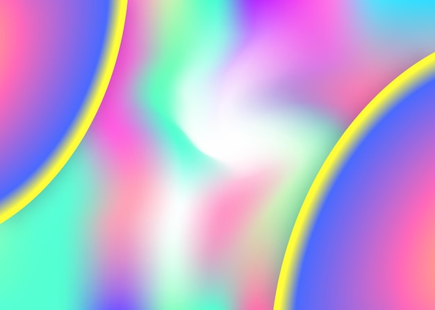 Flüssiger flüssiger Hintergrund mit dynamischen Elementen und Formen